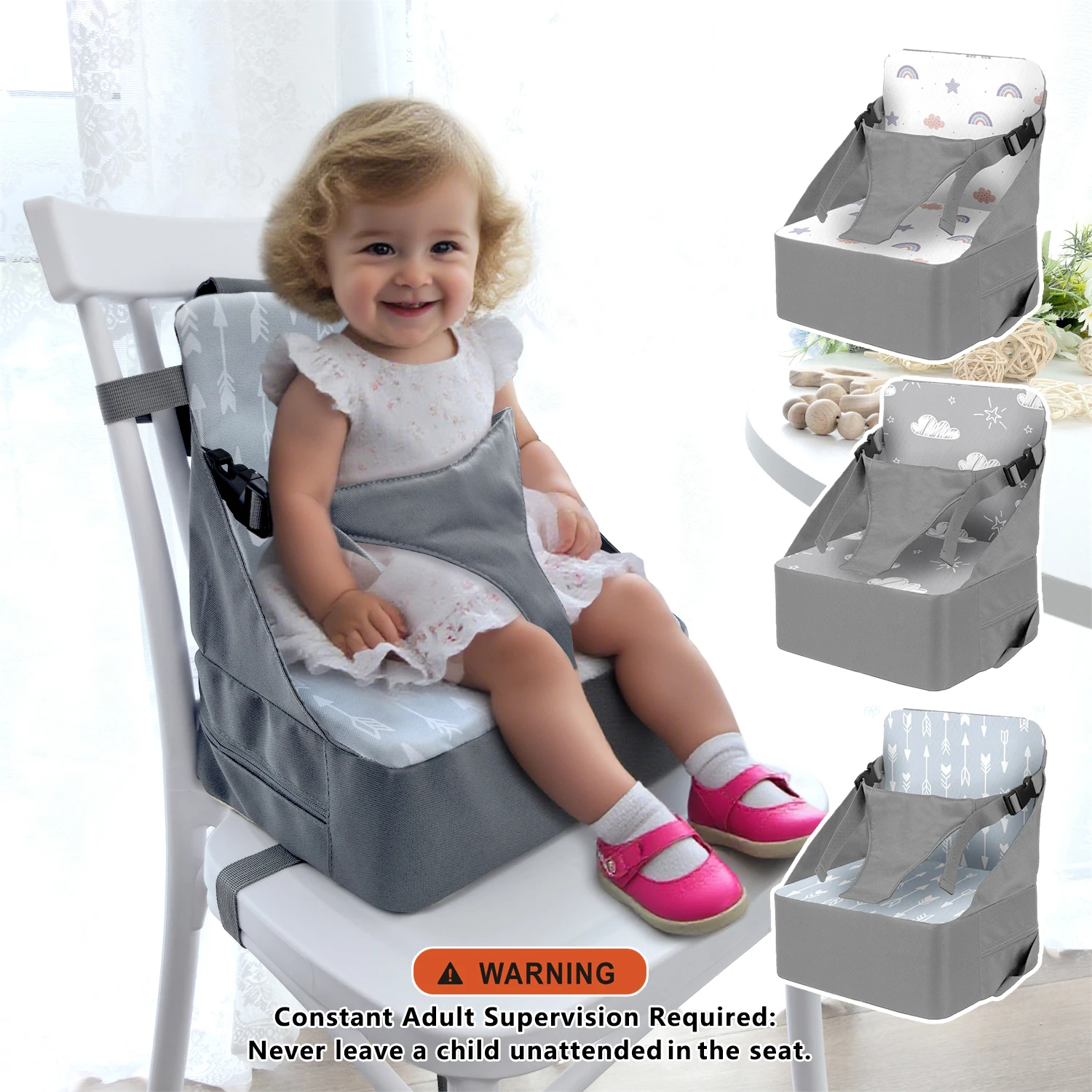 Coussin de siège rehausseur pour tout-petits, pour Table à manger, chaise de cuisine, coussin de siège rehausseur de voyage pour bébés et tout-petits