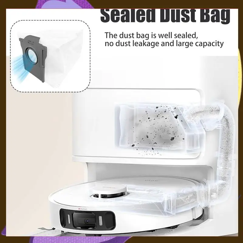 

40PCS Replacement Accessories Kit For Dreame Mova S20 Ultra / RLM71CE Vacuum Cleaner Brushes Mop Pads Filters Dust Bags-T33C