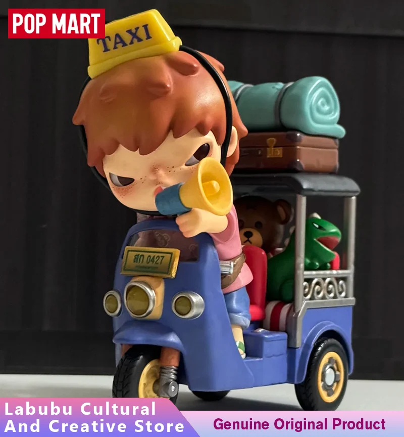 

POP MART Hirono Tuk-Tuk Figure Blind Box Kawaii Limited Edition Trendy Toy Hanging Card Dolls Decoration Holiday Surprise Gift