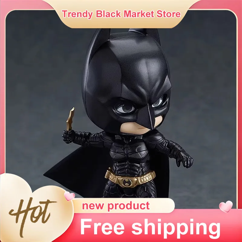 Batman The Dark Knight Rises Chibi-Clay-Figur 469 mit austauschbarem Gesicht, verpackt, Anime-Sammlerstück für Desktop-Dekoration