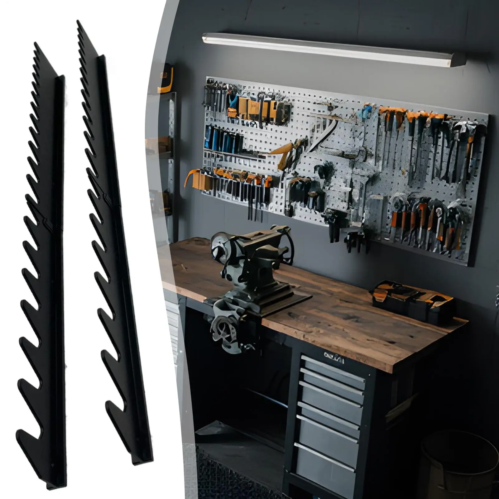 

Органайзер для гаечных ключей, настенный магнитный стеллаж с храповым механизмом для ящика для инструментов, сверхмощный кронштейн для хранения ящика шкафа, внутренней механики