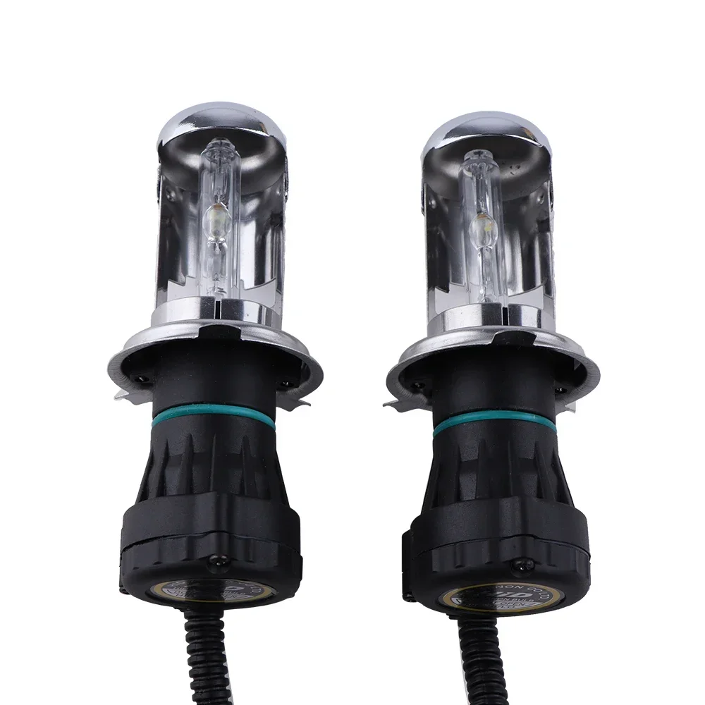 Upgraded H4 Bixenon Globes Car Headlight 6000K 8000K 1000K High and Low Beam Telescopic HID Xenon 35W~55W Headlamp With DC12V