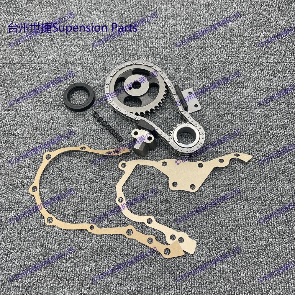 DOUBLE ROW TIMING CHAIN KIT with GEARS GASKET OIL SEAL for TOYOTA COROLA LITEACE 3K 1.2l 4K 4K-C 1.3l KE55 KE70