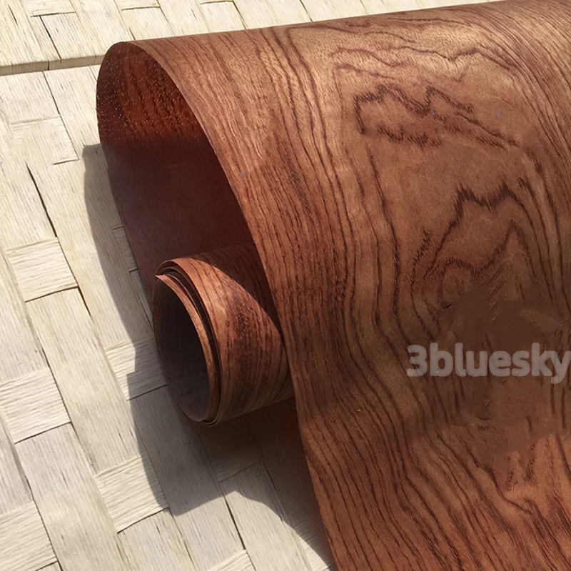 Natural Wood Veneer Bubinga for Furniture about 20cm x 2.5m 0.2mm Q/C