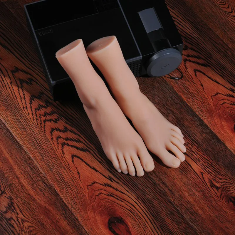 

Mannequin Female Foot Model Slender Toes Greek Feet Shoe Socks for Fake Nail Art Display Tarsel Silicone Lady Foot Fetish 3901