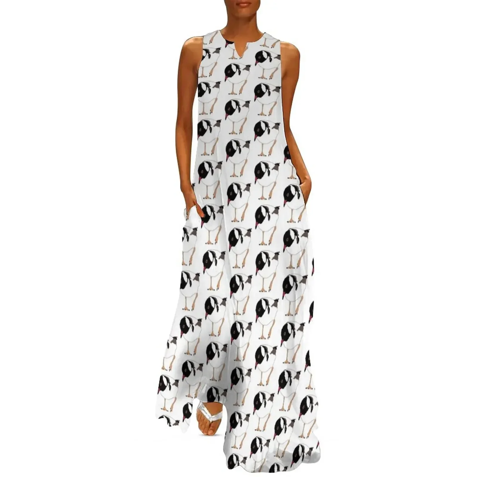 

Hooded Plover Long Dress dresses for womens 2025 evening dress woman Women's evening dress women's summer 2025