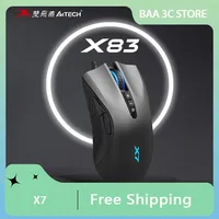 A4Tech Bloody X7 Gaming Mouse Wired Mouse 4000DPI RGB Low Delay Ergonomics FPS Gamers Laptop Computer Office PC Accessories