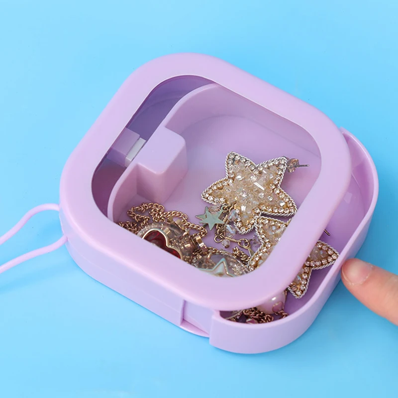 1PC Cosmetic Storage Box, Jewelry, Mini Hair Accessories, Cotton Swab Box, Socks, Hair Clips, Data Cable Storage Box