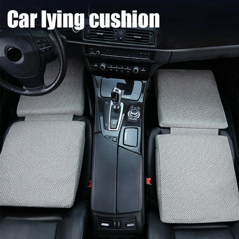 Car Travel Inflatable Mattress Front Slope Pad Inflated Stool Cushions Air Bed Seat Gap Self-driving Supplies Accessories