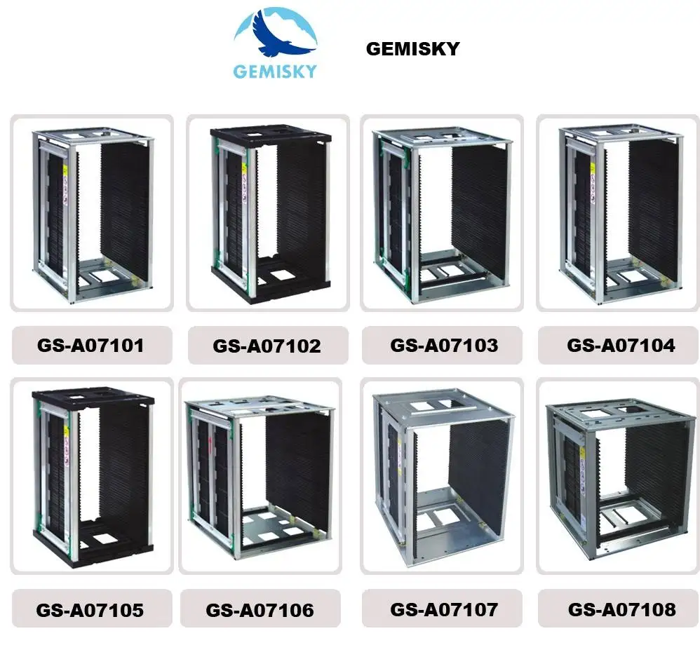 ESD Antistatic Magazine Racks PCB Holder Rack PCB Magazine Storage Rack