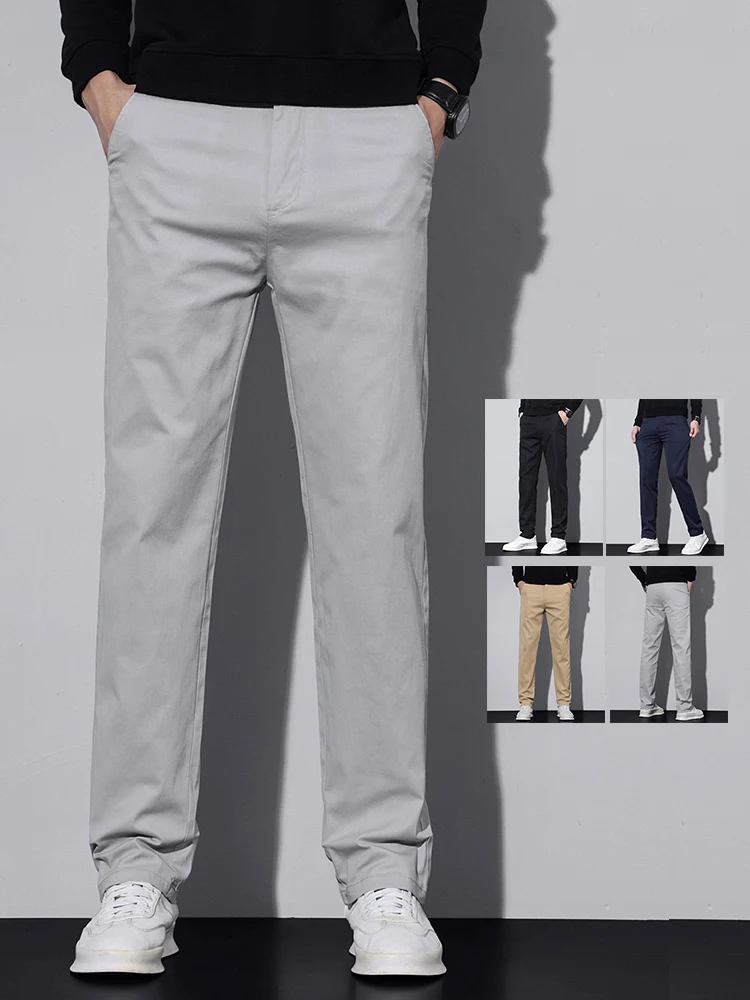 

Men's Casual Pants 2026 New Straight Business Classic Loose Trousers Comfortable Classic Brand Male Regular Pants