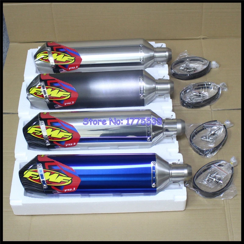 51mm motocicleta fmf 4t escape silenciador para ktm 250 350 450 500 excf sxf 690 smc r enduro r husqvarna 501 gasgas crf250l