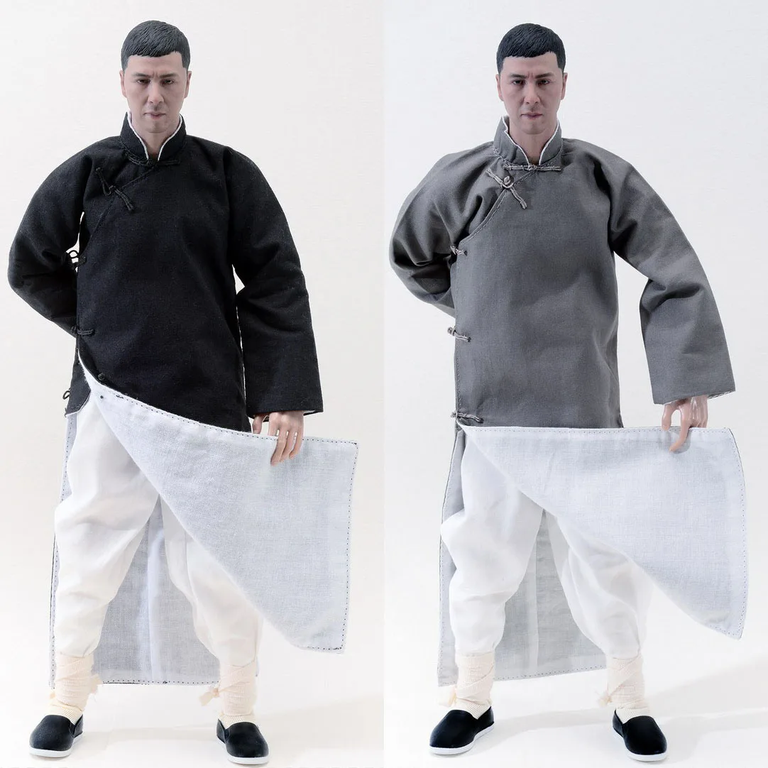 ZYTOYS ZY15-14 ZY15-15 1/6 Chinese Kung Fu Suit Male Robe Clothes Model Fit 12'' Action Figure Body Dolls