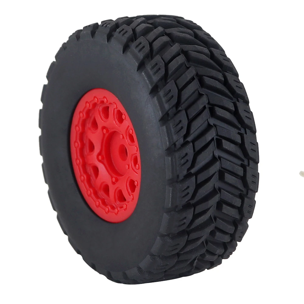 4pcs 65mm 고무 타이어 12mm 육각형 Ara550116 Arrma 1/14 Mojave Grom Rc 자동차 업그레이드 부품 액세서리에 적합