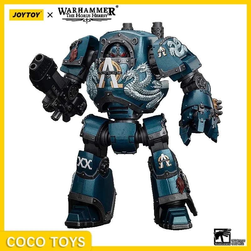 JOYTOY Warhammer The Horus Heresy Action Figure Alpha Legion Contemptor Dreadnought with Gravis Plasma Cannon Figures Model Toys