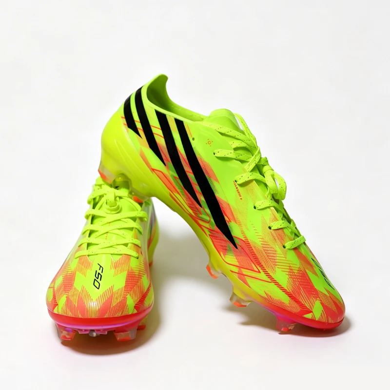 High Quality Mens Soccer Shoes 2026-F50 Breathable Non-Slip Turf Soccer Cleats Boys TF/FG Training Football Boots Chuteira Campo