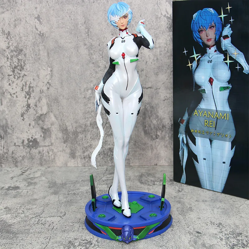 

Ayanami Rei 46cm New Century Gospel Warrior Skinny Leather Armor Eva Super Hand Gk Model Animation Car Chassis Decoration Gift