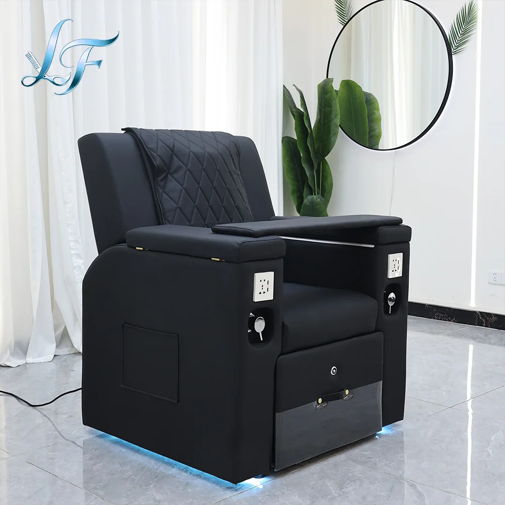Comfortable Multi Function Pedicure Spa Chair Kneading Massage Foot Basin For Nail Salon