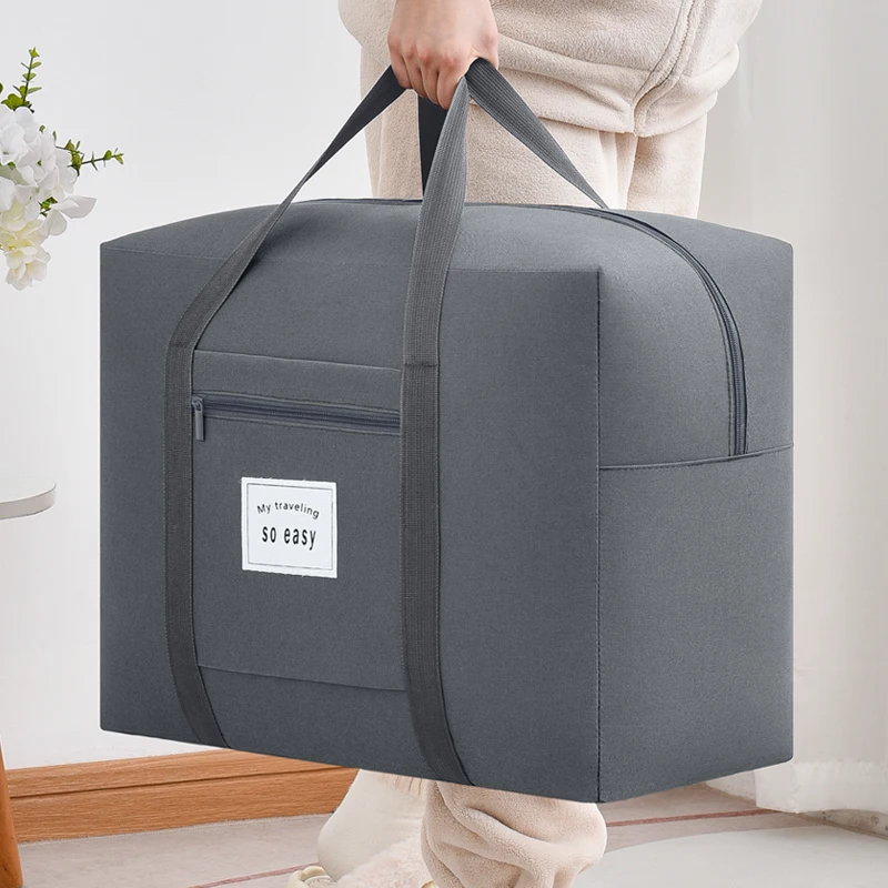 Multifunctional Storage Bag Thickened Travel Luggage Moving Bag Foldable Large Capacity Foldable Portable Storage Bag