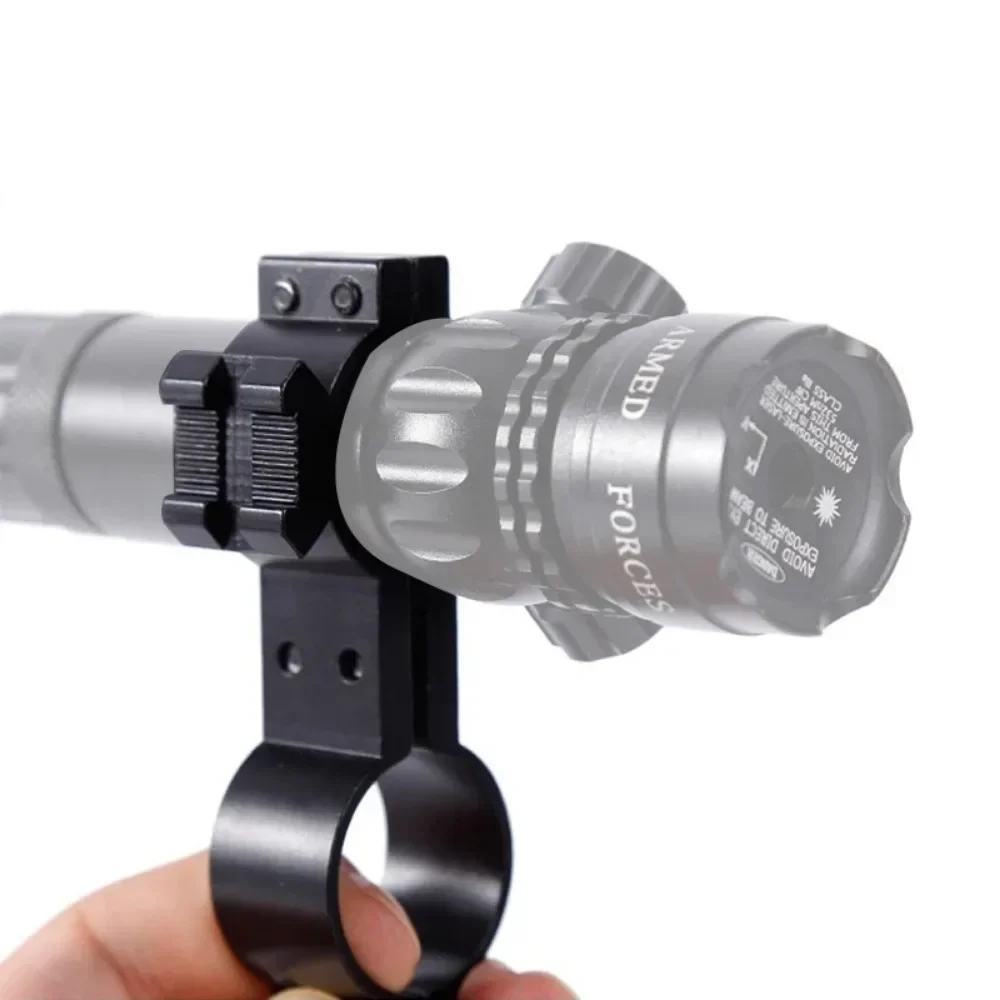 

Rifle Clamp Tube Figure 8 Fixing Dual Rings Mount With Picatinny Rail Glock Pistol Sight Scope Flashlight Ar 15 Accessories