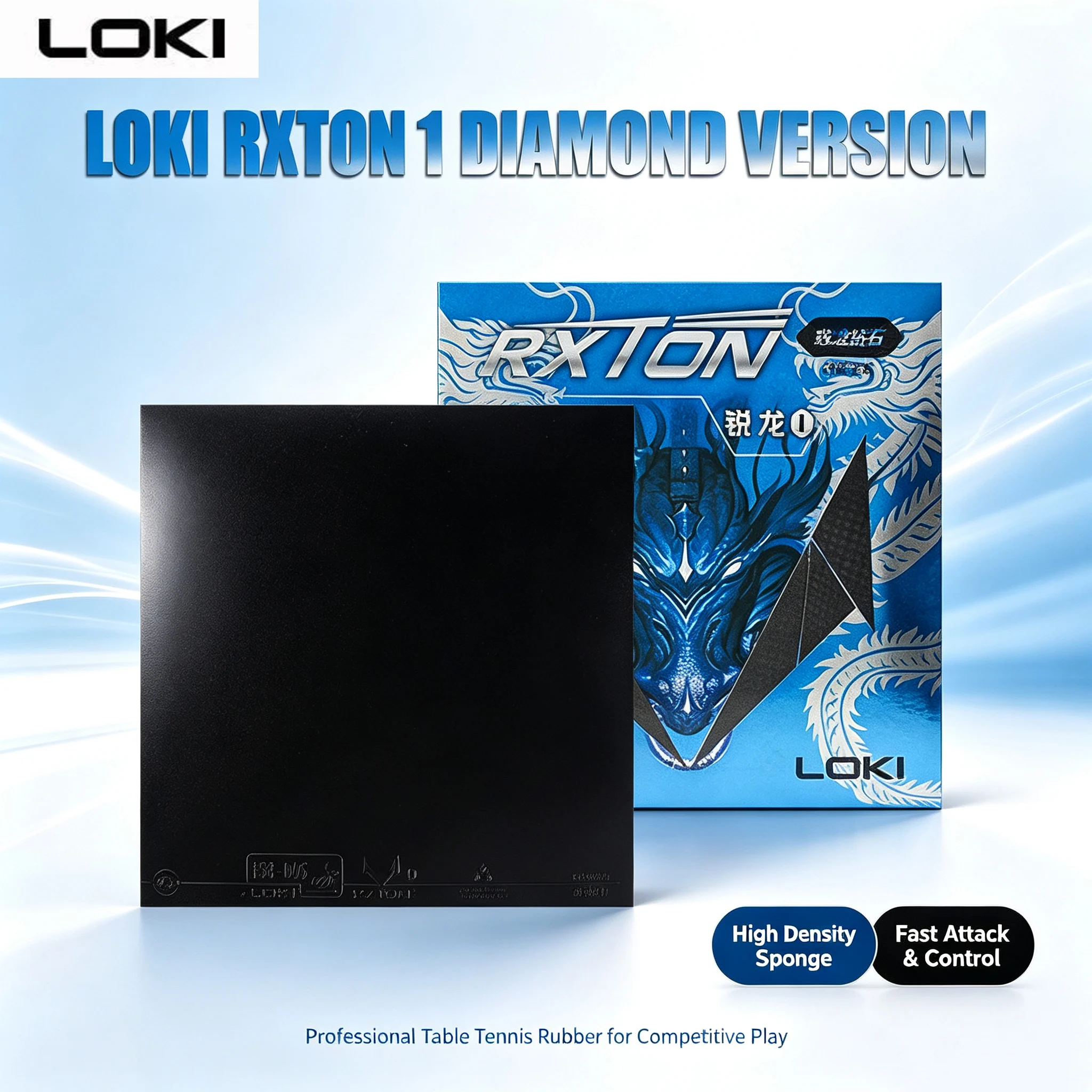 LOKI RXTON 1 Diamond Version - Table Tennis Loki ulasan dan harga
