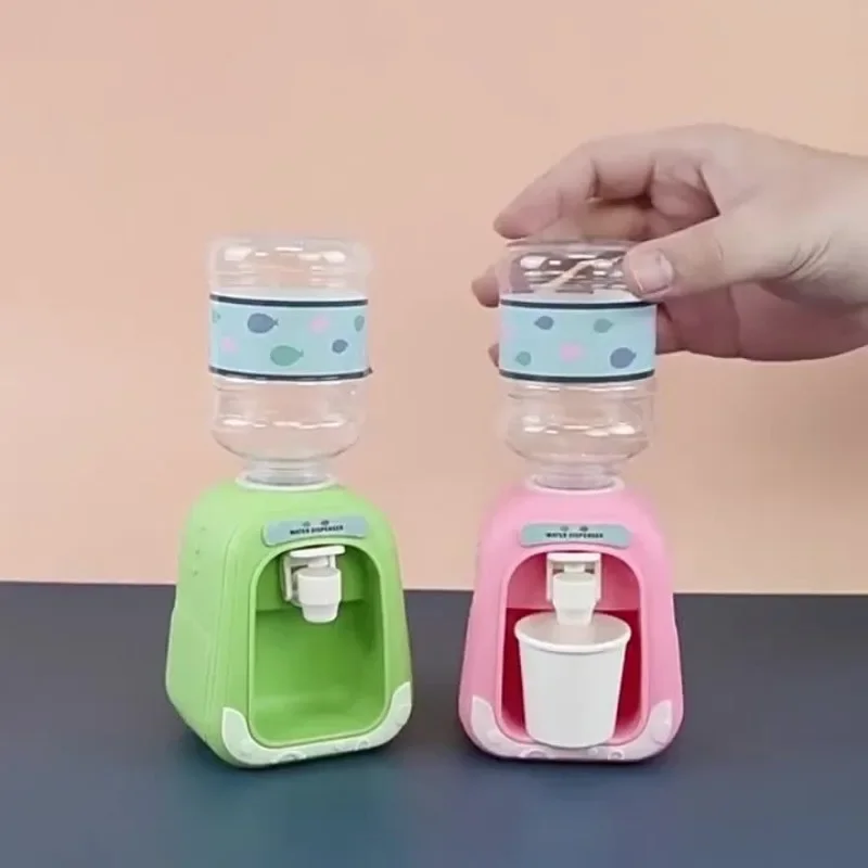 1pc Creative Mini Water Dispenser Shaped Plastic Lotion Bottle, Easy Pump For Makeup Removal, Decorative Bathroom Accessory