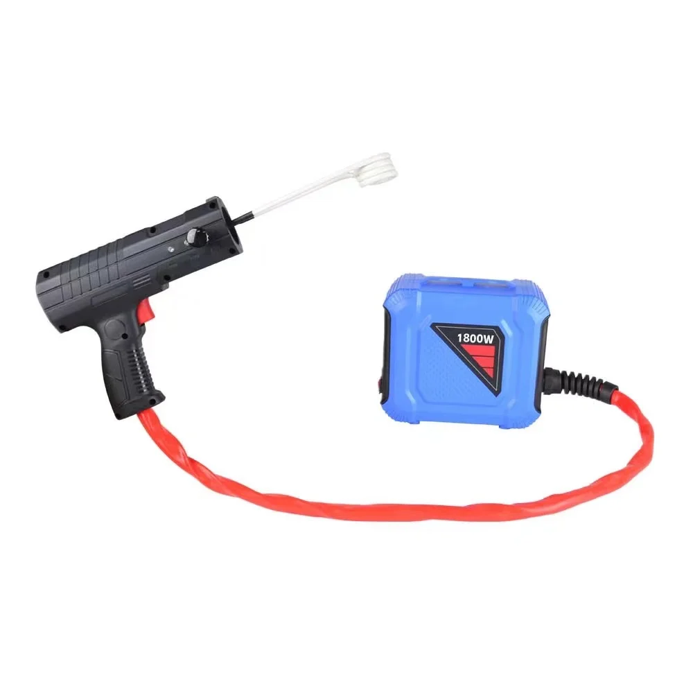 1800W magnetic induction heater, portable small flameless car repair tool, DIY circuit, with 4 coils 110V/220V optional