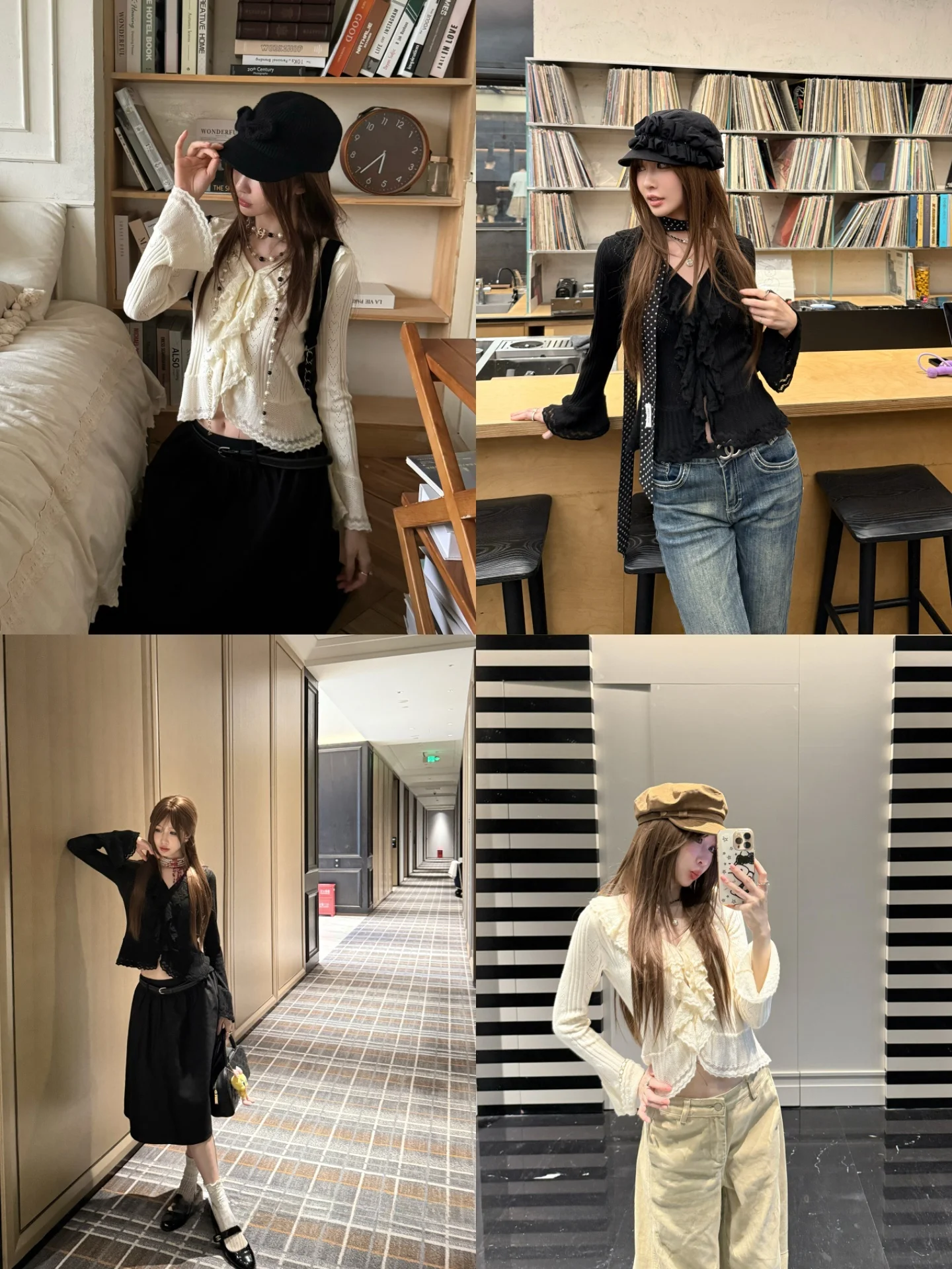 

Heyna' ультратонкий шерстяной вязаный свитер с v-образным вырезом, ажурный тяжелый рабочий кружевной отделкой, мягкий, приятный для кожи женский кардиган с сердечным узором