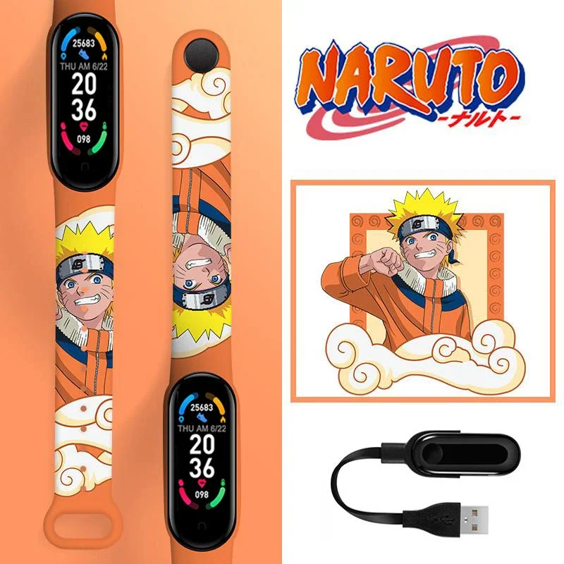 NEW Anime Naruto smart watch children and students electronic Sasuke electronic bracelet anime electronic watch birthday gift