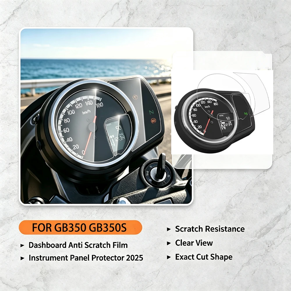 New Motorcycle For Honda GB350S GB 350S 2025 Scratch Cluster Screen Dashboard Protection Instrument Film Accessories