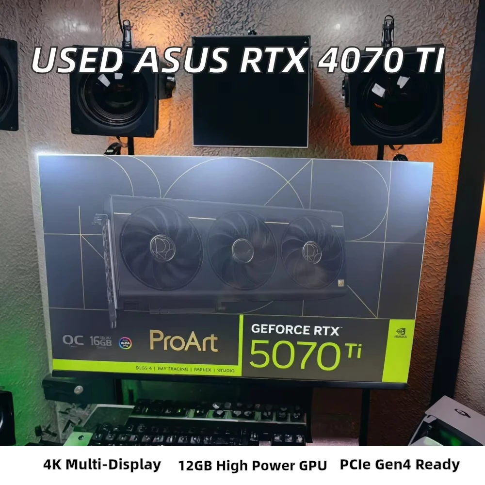 ProArt Carbon Gaming Edition GeForce RTX 5070 Ti 16GB GDDR6X 3rd Generation RT Cores PCI Express 4.0 for Desktops