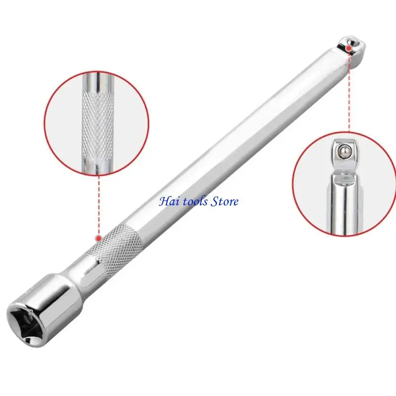 X37E 9pcs Professional Socket Extension Bar with Swivels Head Design Heavy Duty Steel 1/4