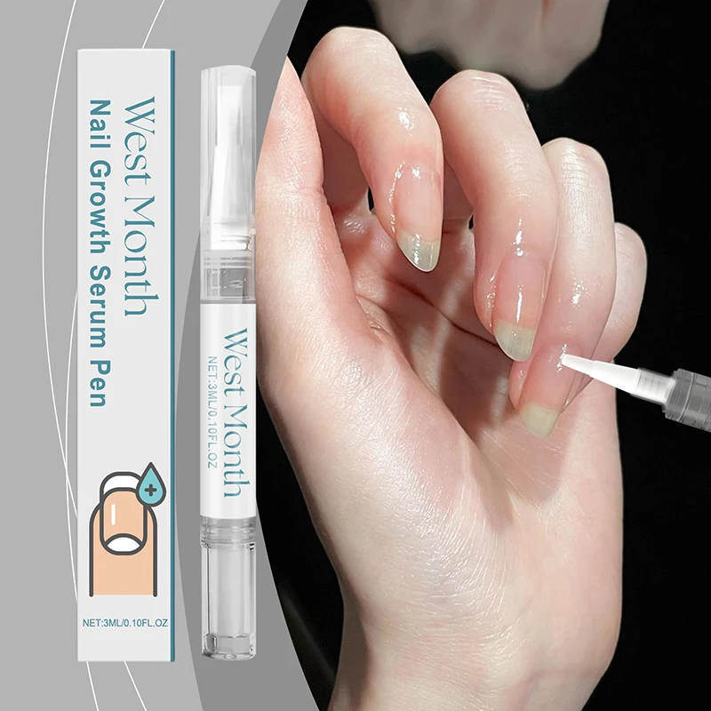 Nail Growth Serum Pen Cuticle Nutrition Solution Preventing Dryness And Peeling Nail Brittled Cracked Nail Care