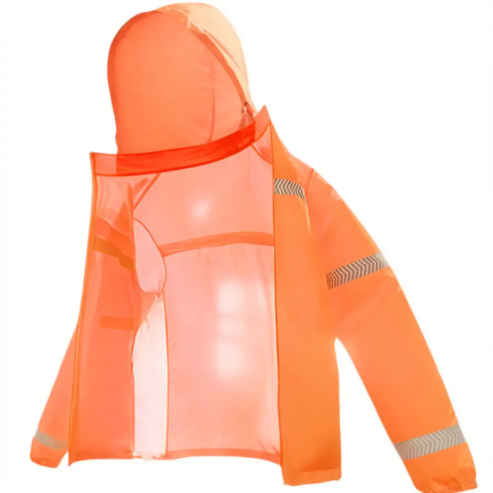 Safety Workwear Reflective Sun Protection Jacket For Construction Site Traffic Duty High Visibility Breathable Fabric Gear