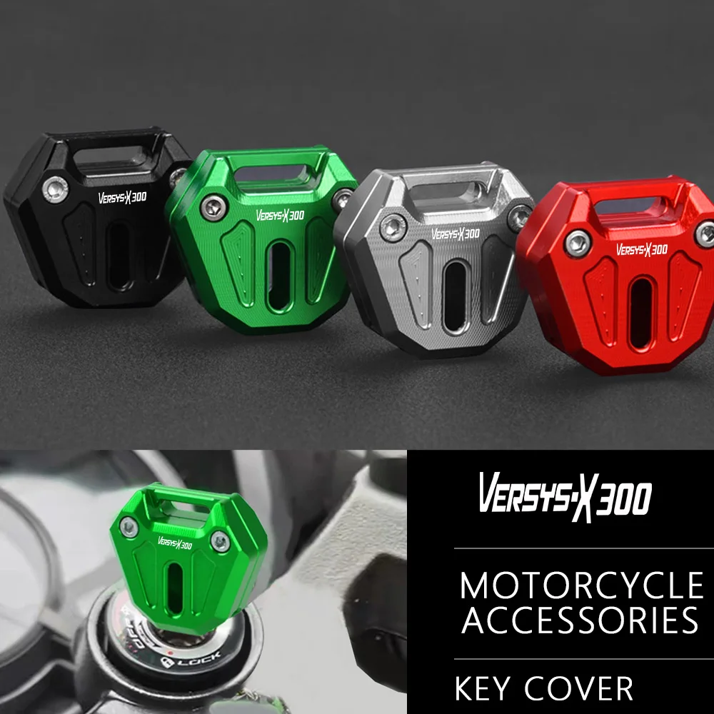 

VSRSYSX300 CNC Key Cover Cap Keys Case Shell Protector For KAWASAKI VSRSYS-X300 Versys 300 X2017 2018 2019 2020 2021 2022 -2024