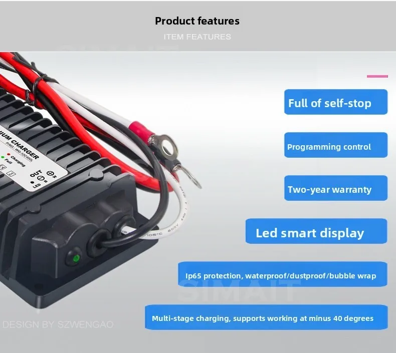 12/24V to 14.6/29.2V 400W LiFePO4 Battery Charger | High Power RV/Caravan Secondary Battery Charging