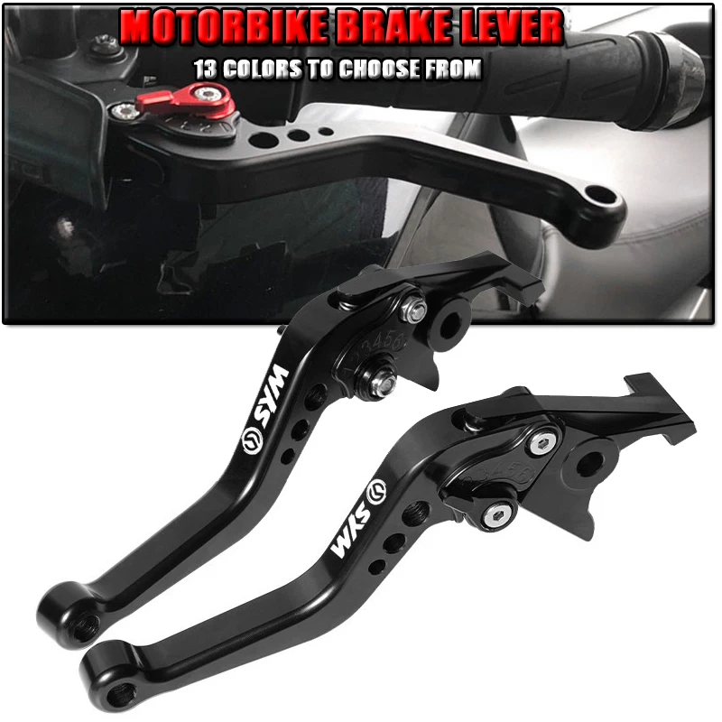 For SYM GTS 125 200 250 300 JOYMAX 125i 200i 250i 300i Motorcycle Short Brake Clutch Lever Aluminum CNC Adjustable Brake Lever