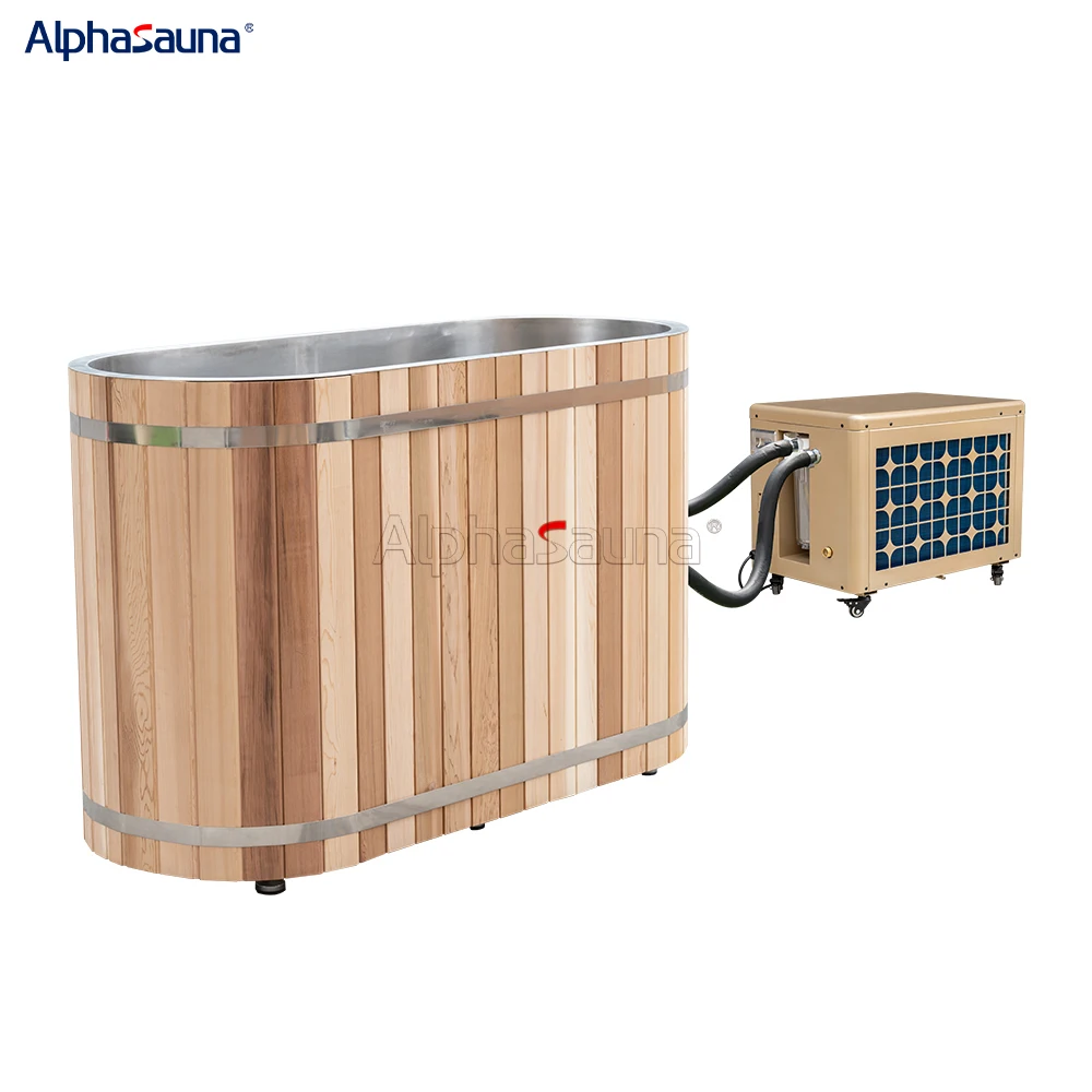 Insulated Ice Cold Plunge Pool Home Wooden Cold Water Tub