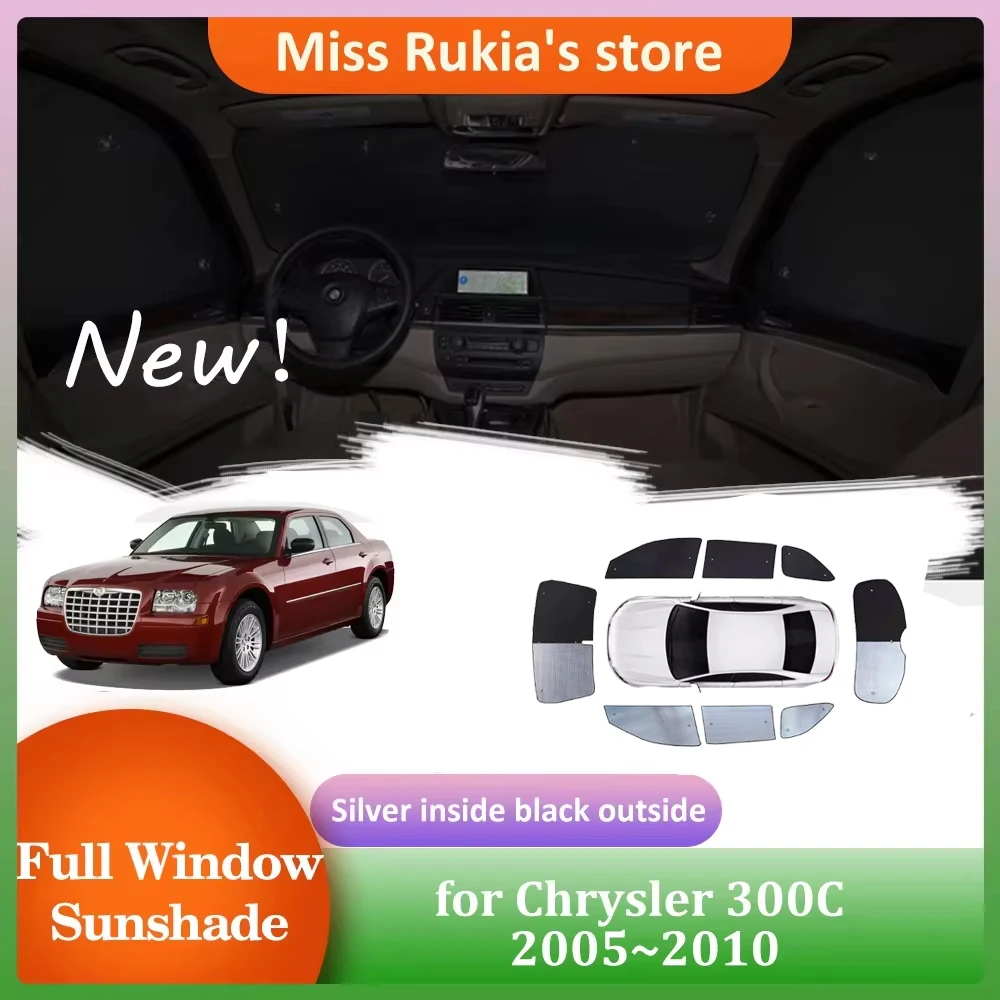 

Автомобильные солнцезащитные козырьки для Chrysler 300C 2005 ~ 2010, солнцезащитный козырек на крыше, занавеска на лобовое стекло, анти-УФ-подушка, аксессуары для люка на крыше 2006