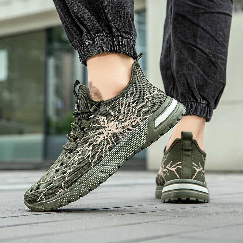 MAEDEF Men's Sneakers Summer Men Shoes Men Trekking Walking Gym Shoes Man Comfortable Training Shoe Male Casual Sports Shoes