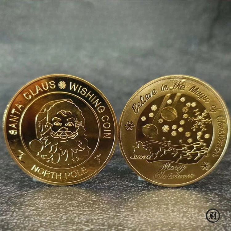 Annual Christmas Commemorative Coin – Solid Metal Souvenir, Cherished Tradition for Family Celebrations