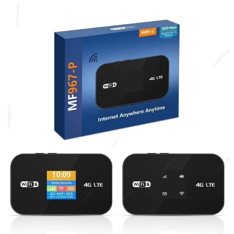 Dual SIM Slot 4G Router, Portable Wireless WiFi Hotspot with Battery for Europe
