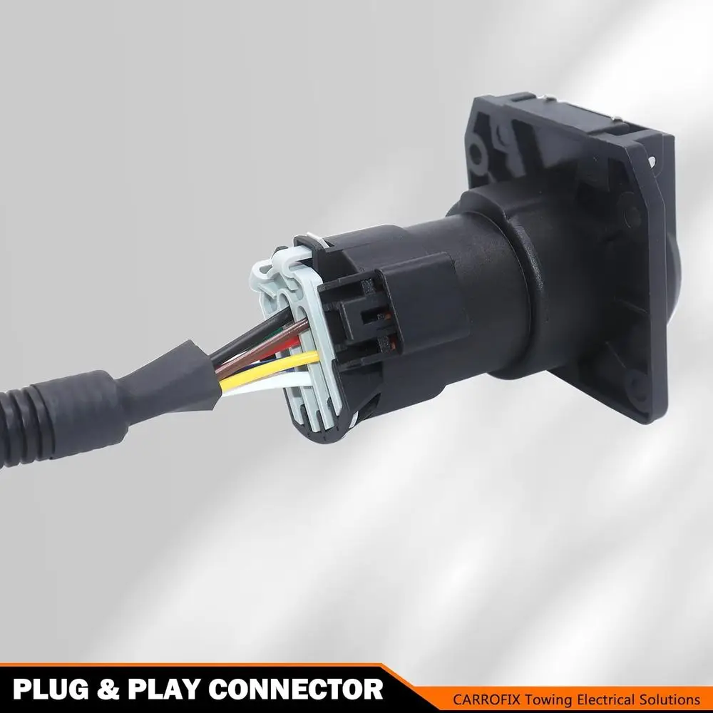 حزام أسلاك مقطورة على طراز RV بـ 7 اتجاهات لسيارة Nissan Pathfinder (2013-2020) وInfiniti QX60 (2014-2020) جانب السيارة مناسب تمامًا 7 #6