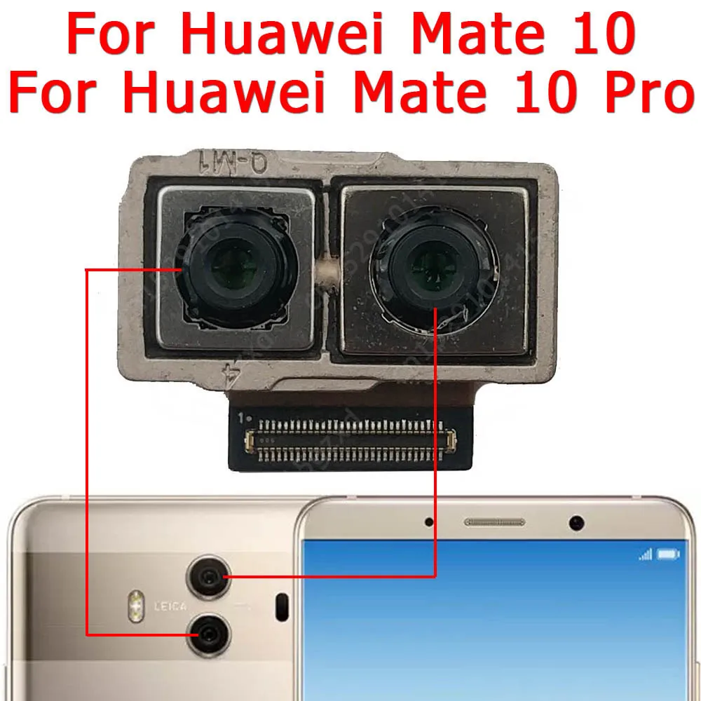 Back Camera For Huawei Mate 20 X 30 40 Pro 8 9 10 Lite Rear Camera Module Backside View Replacement Repair Spare Parts