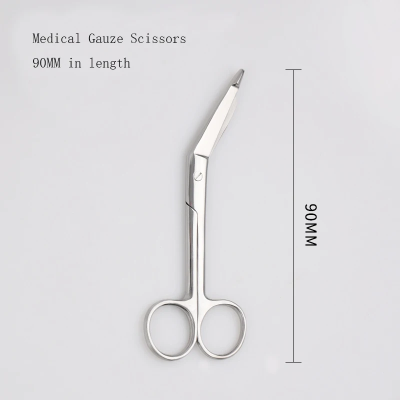 Stainless steel medical gauze shears surgical shears