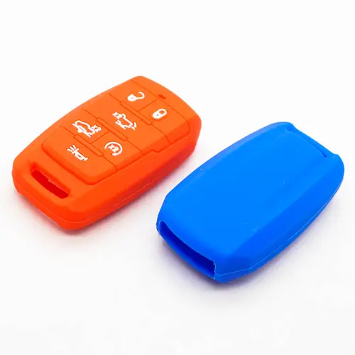 Xinyuexin Silicone Car Key Case Cover Fob for Dodge Ram 1500 Smart Key 6 Buttons 2019 2020 New Remote Key Holder Bag Protection - Image 6