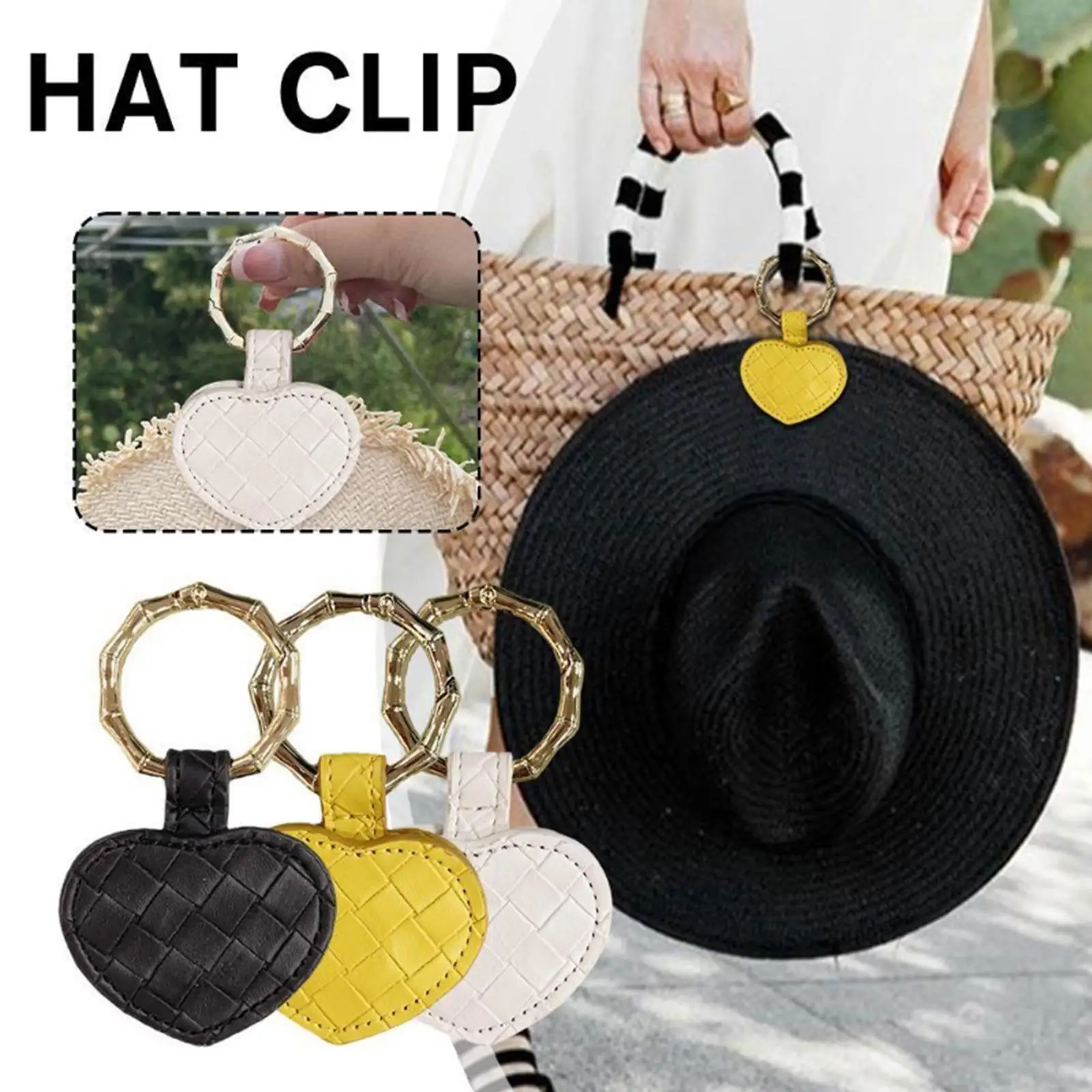 Magnetic Hat Clip Portable Hat Clip for Travel on Bag for Cap Women Handbag