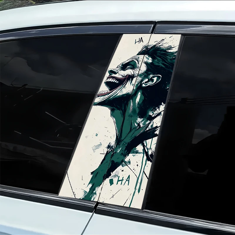 

2 штуки автомобильных наклеек на B-стойку, защитная пленка Joker Smooth с защитными свойствами от царапин.