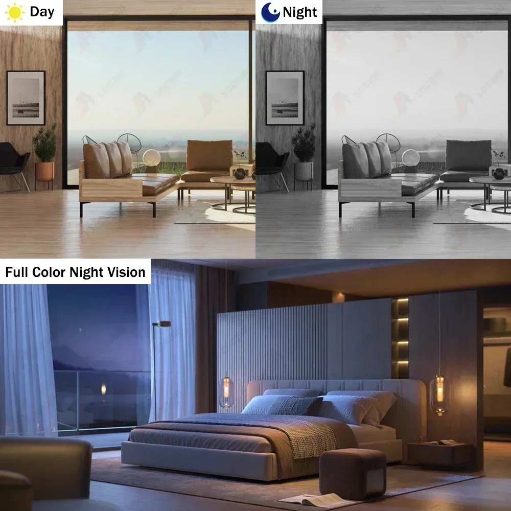 5MP Tuya Wifi One-Touch Call Camera Indoor  Security IP Camara Two Way Audio Mini Baby Monitor PIR Auto Tracking Surveillance