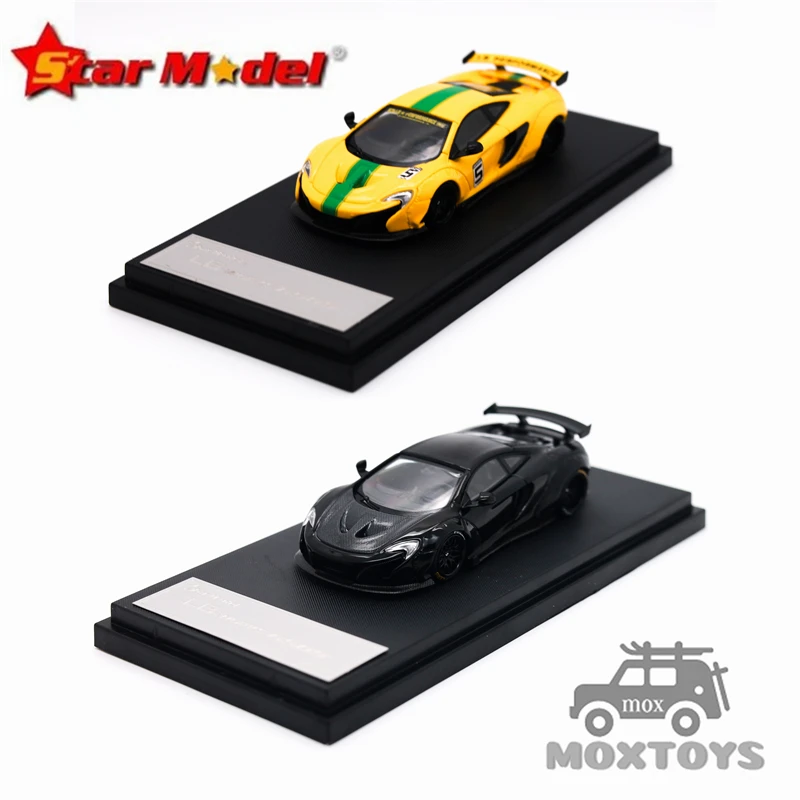 

Звездная модель 1:64 Mcl 650S, черная/желтая литая под давлением модель автомобиля